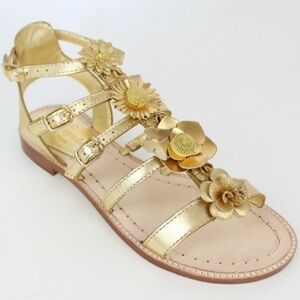 Kate Spade gold Sadia Sandals, size 8 new
